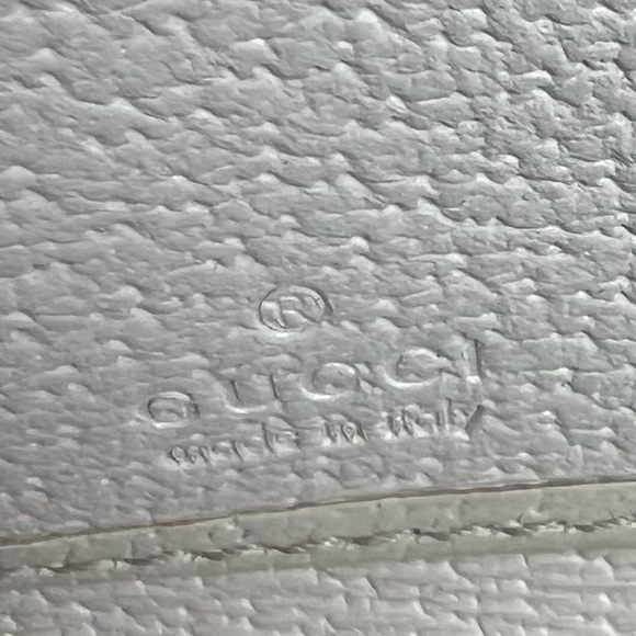 🤎GUCCI Monogram Metal Bar Zip Around Long Wallet Beige Ebony Off White!!🤎 - Picture 12 of 16